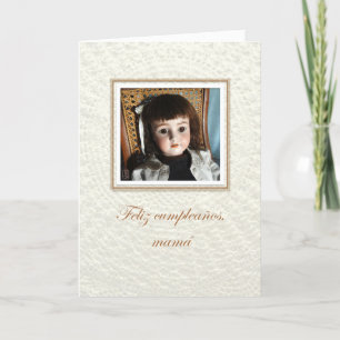 Doll Frances mamá/mum Birthday Card
