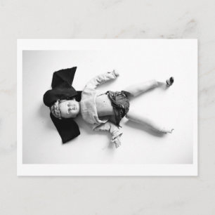 Doll Portrait - Broken doll Postcard
