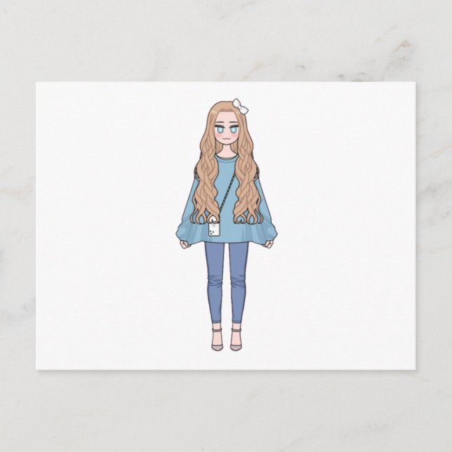 Doll Post Card (Front)