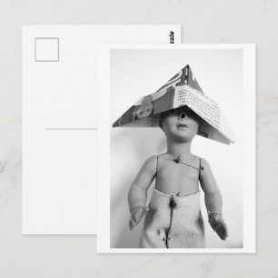 Doll with paper hat - Jack Postcard