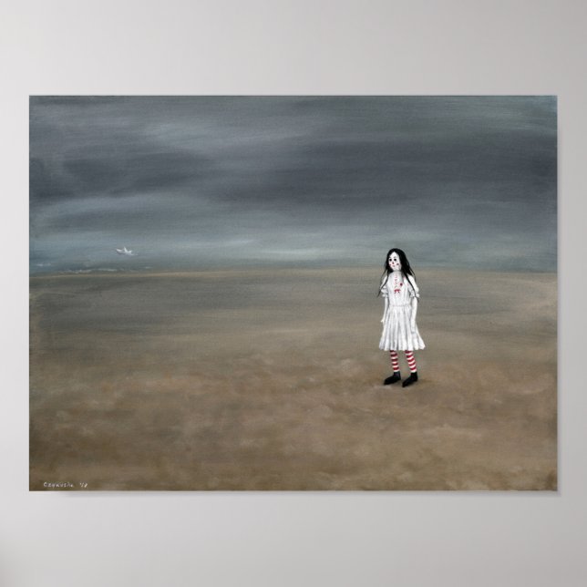 "Doll Without Her Ship" by Christiane Cegavske Poster (Front)