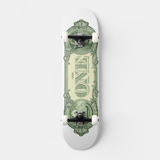 Dollar Bill Skateboard (Front)
