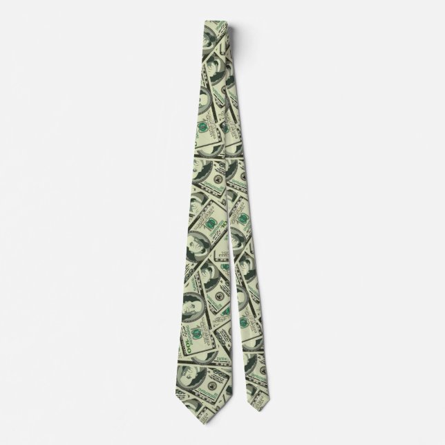 Dollar bills Money Tie (Front)