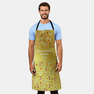 dollar, colour, colourful + pattern, house apron