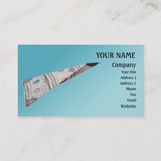 Dollar dart business card (Front)
