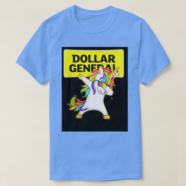 Dollar General Dollar General Unicorn Dabbing Unis T-Shirt (Design Front)
