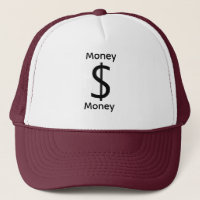 Dollar $ign Money  Logo Maroon White
