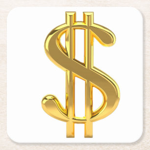 Dollar Sign Coaster