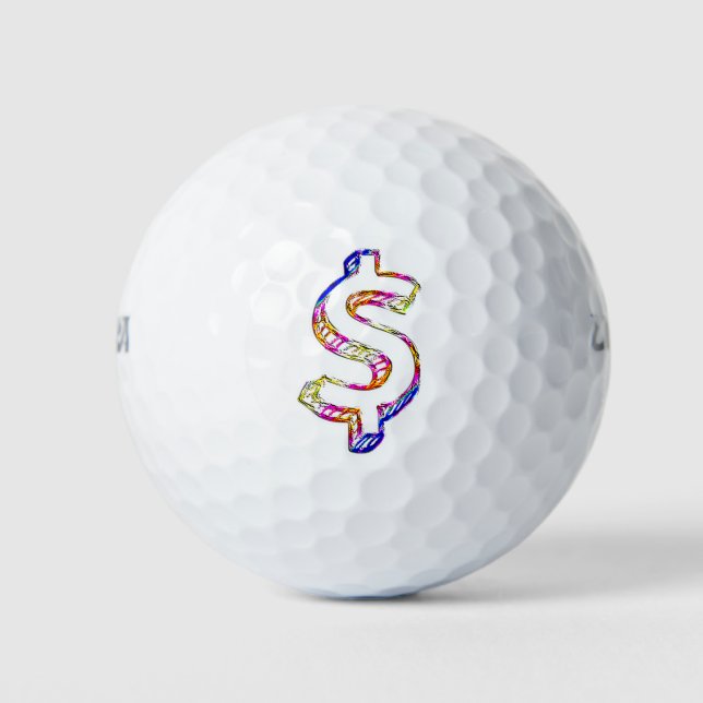Dollar sign golf balls (Front)