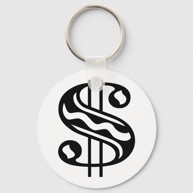 Dollar Sign Key Ring (Front)
