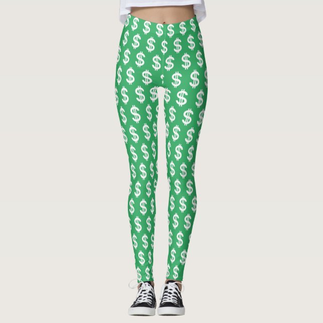 Dollar Sign  Leggings (Front)