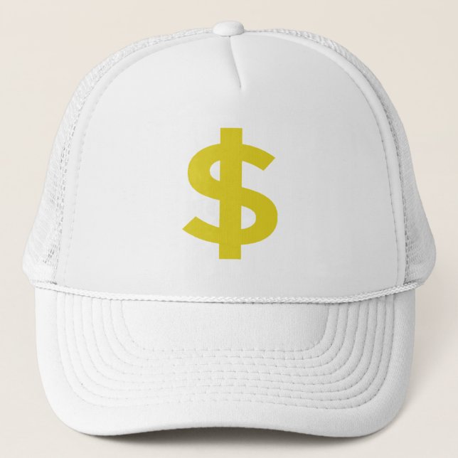 Dollar Sign Trucker Hat (Front)
