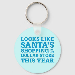 Dollar Store Santa Key Ring