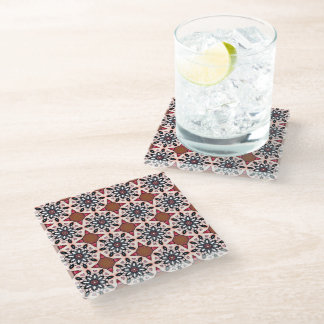 Dollars and Diamonds Glass Coaster