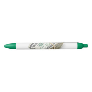 Dollars Black Ink Pen
