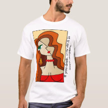 Dolled Up Redhead Women Beautiful Cubism