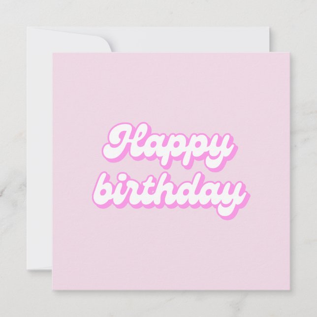 Dollhouse Birthday Card - card #4 of 6 (Front)