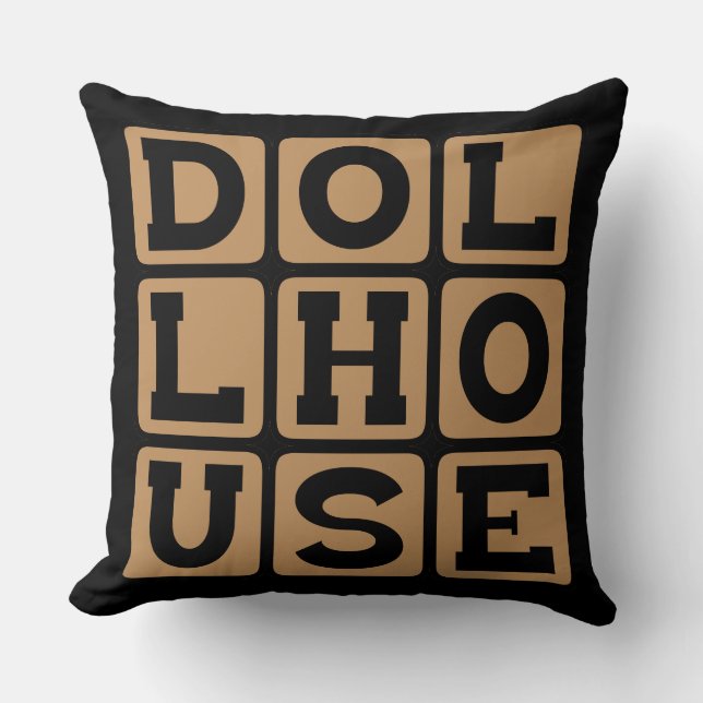 Dollhouse, Home for Dolls Cushion (Front)