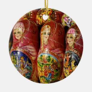 Dolls Ceramic Tree Decoration