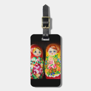 dolls luggage tag