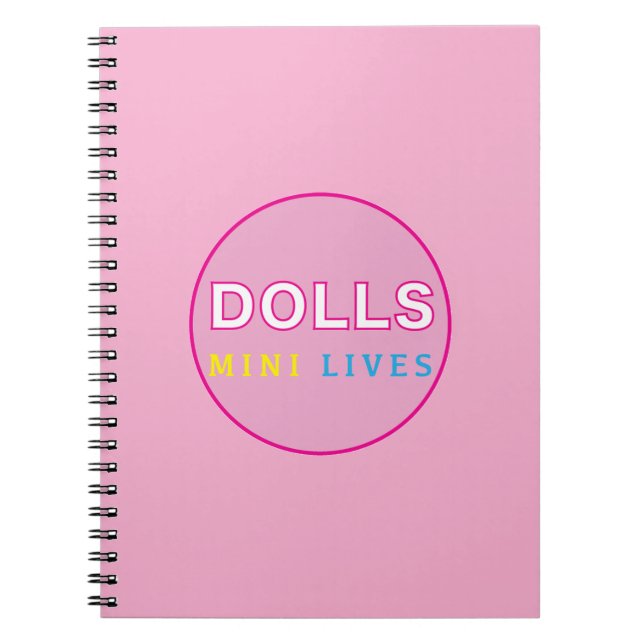 Dolls Mini Lives Notebook (Front)