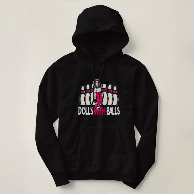 Dolls with Balls 1 Hoodie (Design Front)
