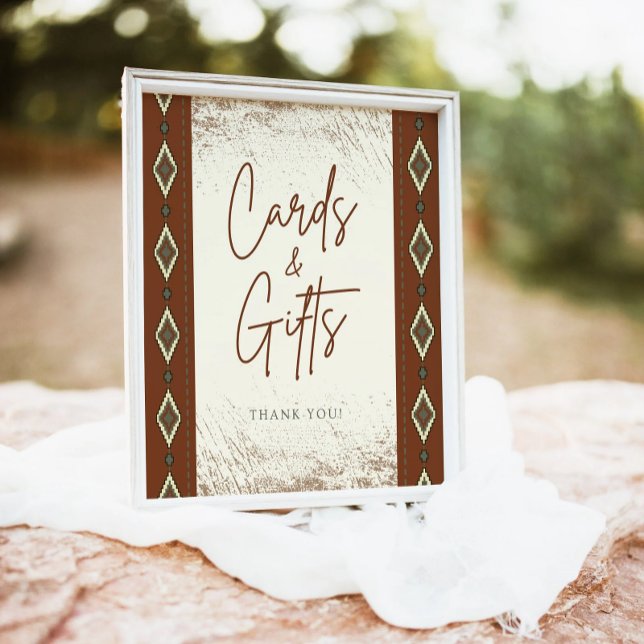 DOLLY Aztec Rustic Western Cards And Gifts Sign (Creator Uploaded)