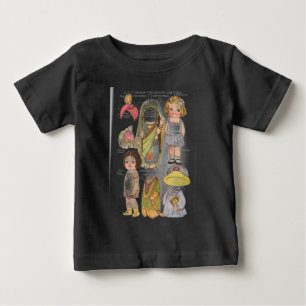 Dolly Dingle's Trip Around the World Paper Dolls Baby T-Shirt