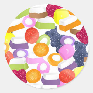 Dolly Mixtures Classic Round Sticker