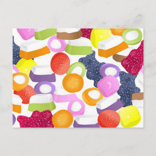 Dolly Mixtures Postcard