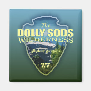 Dolly Sods WA (arrowhead) Magnet