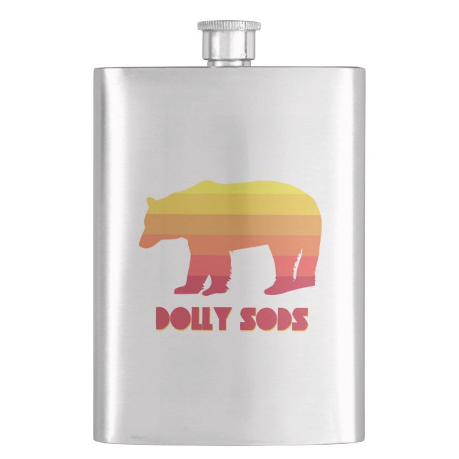 Dolly Sods Wilderness Bear Hip Flask (Front)