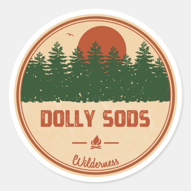Dolly Sods Wilderness Classic Round Sticker (Front)