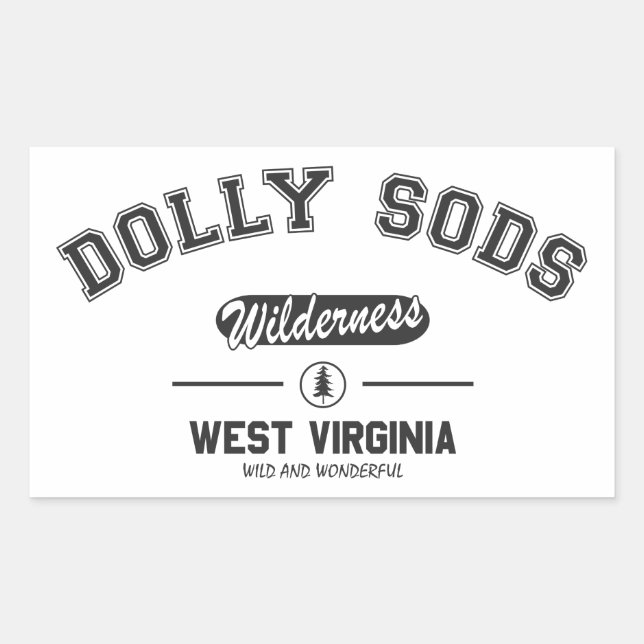 Dolly Sods Wilderness Rectangular Sticker (Front)