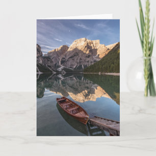 Dolomite Alps   Pragser Wildsee   Tyrol, Italy Card