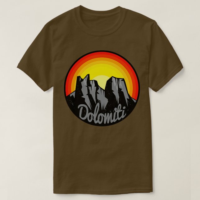 Dolomite Mountains 1 T-Shirt (Design Front)