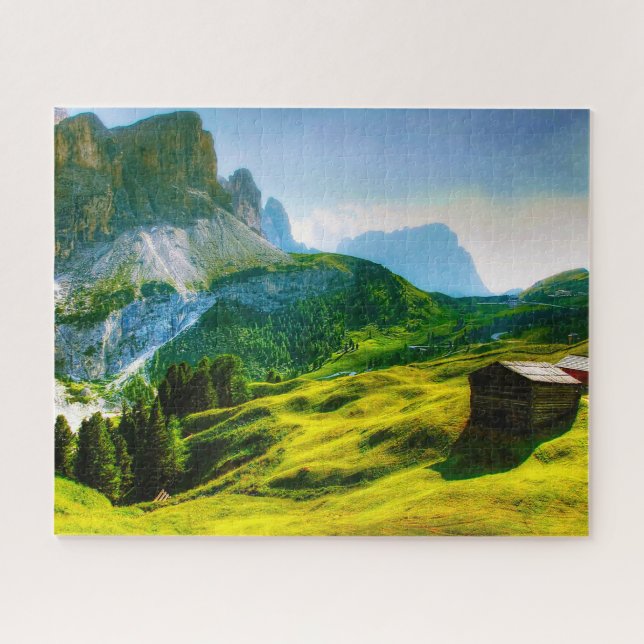 Dolomite Mountains. Jigsaw Puzzle (Horizontal)
