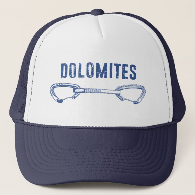 Dolomites Climbing Quickdraw Trucker Hat (Front)