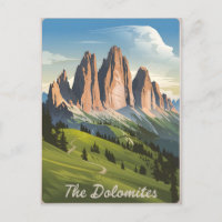 Dolomites Italy vintage
