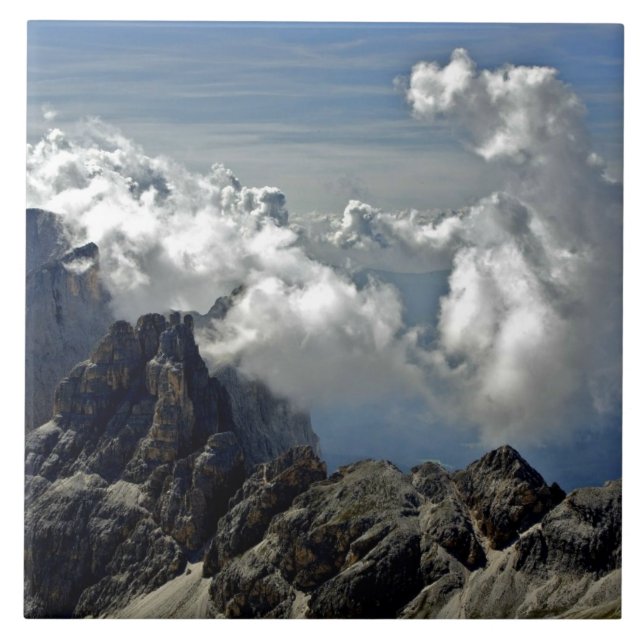 Dolomites Mountain Range Tile (Front)