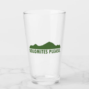 Dolomites Please Glass