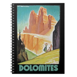 Dolomites Spiral Notebook