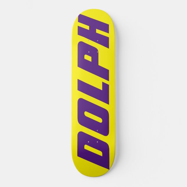 DOLPH  Tribute 8 1/4" Skateboard Deck (Front)