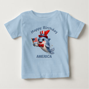 Dolphin (7e) Patriotic Kid T-Shirt