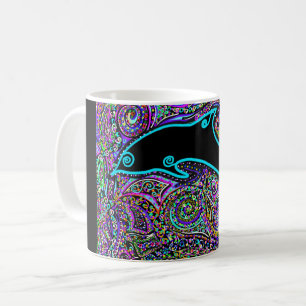 Dolphin Art Design Coffee Mug