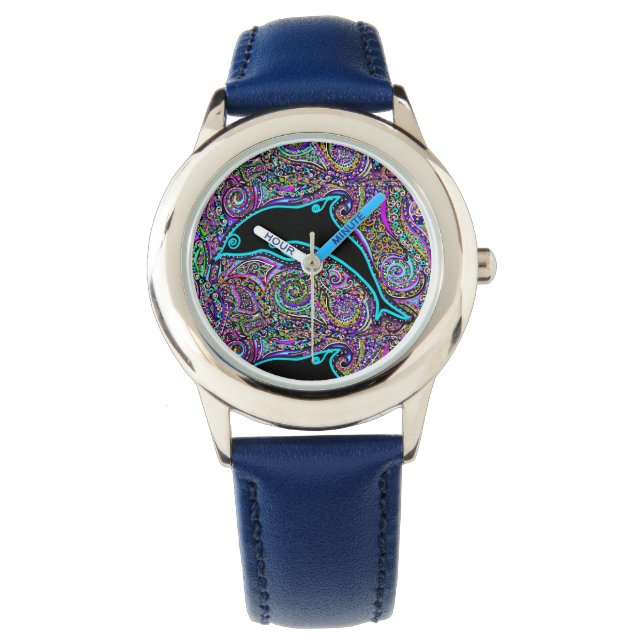 Dolphin Art Design Watch (Front)