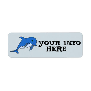 DOLPHIN ART  RETURN ADDRESS LABELS