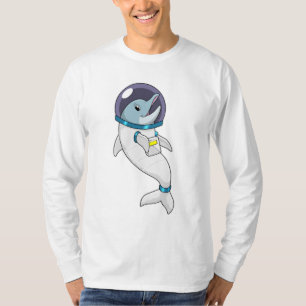 Dolphin as Astronaut in Costume T-Shirt
