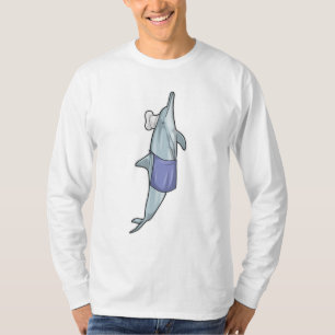Dolphin as Cook with Chef hat T-Shirt