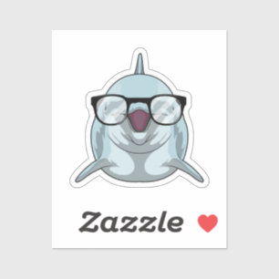 Dolphin as Nerd with Glasses